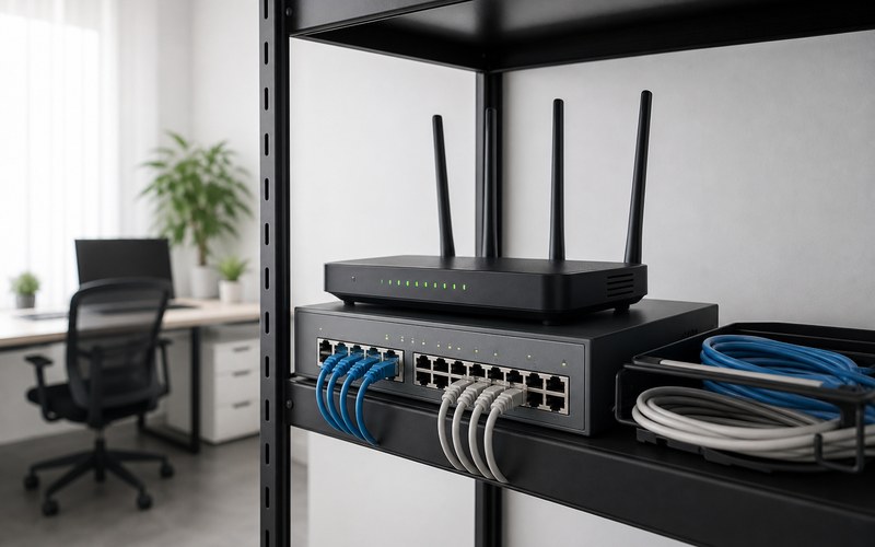 Routers, switches y equipos de red